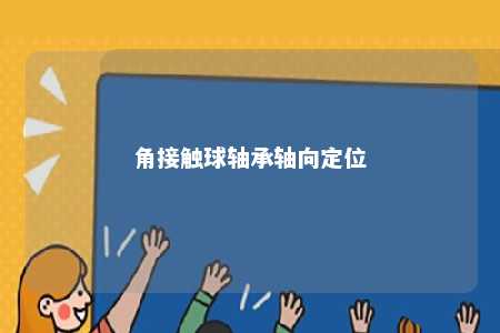 角接触球轴承轴向定位 